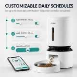 PETLIBRO 喂食器 App 排程界面与每日餐次设置图